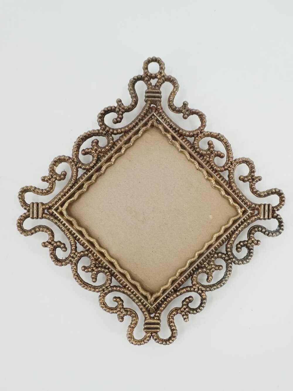 Vintage Ornate Brass Picture Frame E.A Riba Co. Style #308